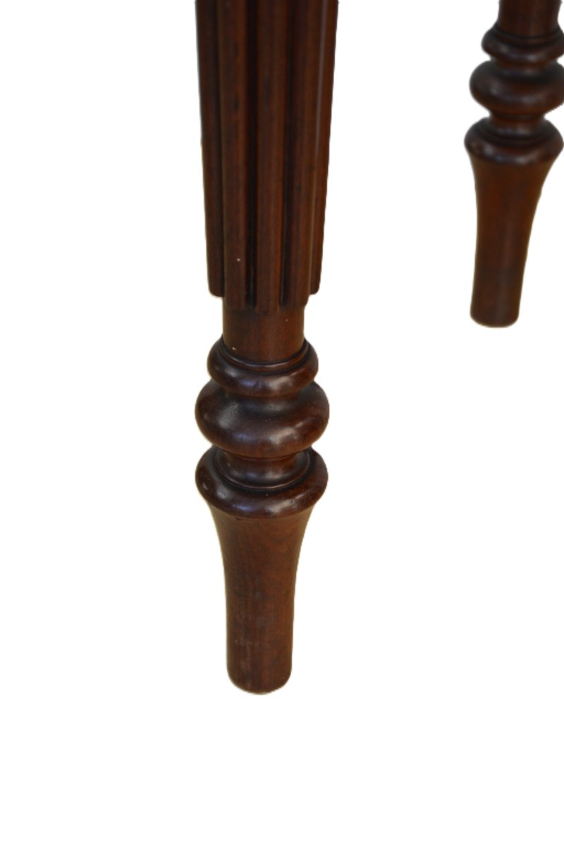 Regency Mahogany Bedside Cabinet Pot Cupboard - Image 4